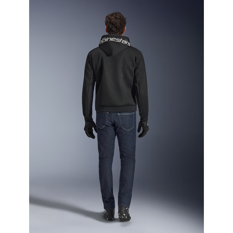 Bluza motocyklowa Alpinestars Chrome Superairflow czarno-ciemnoszaro-biała