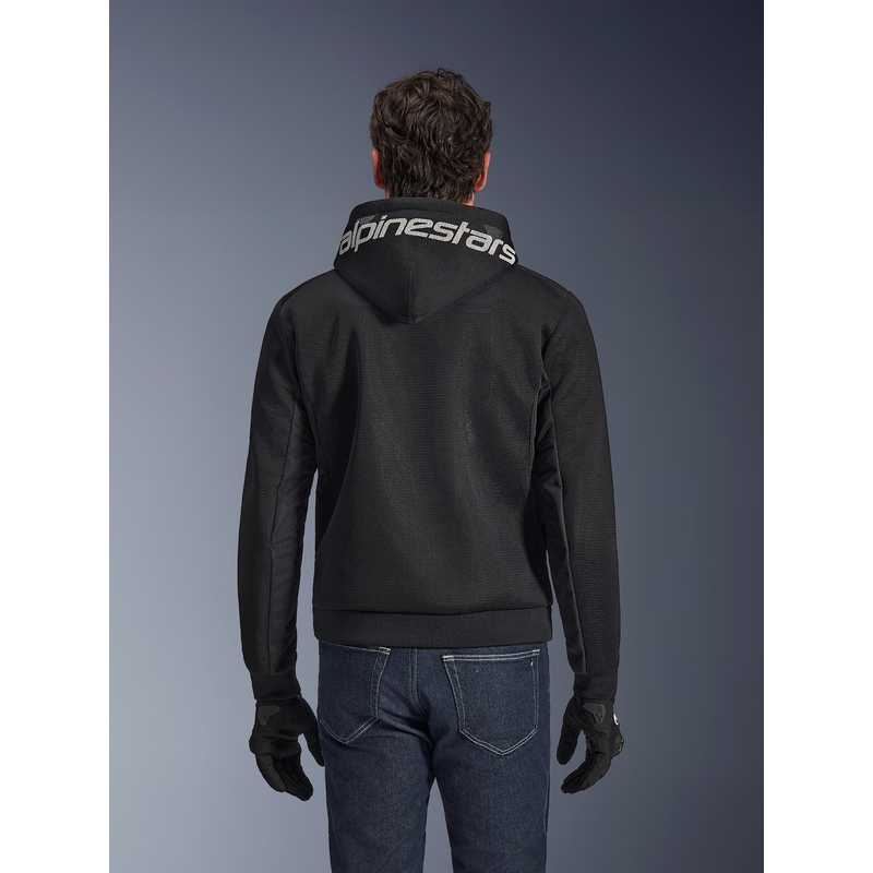 Bluza motocyklowa Alpinestars Chrome Superairflow czarno-ciemnoszaro-biała