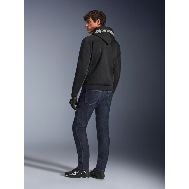 Bluza motocyklowa Alpinestars Chrome Superairflow czarno-ciemnoszaro-biała