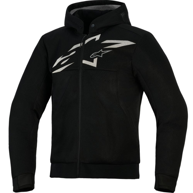 Bluza motocyklowa Alpinestars Chrome Superairflow czarno-ciemnoszaro-biała