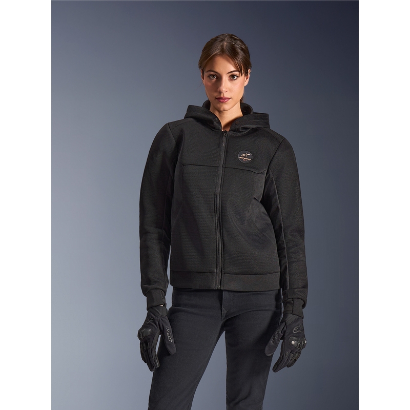Kurtka motocyklowa damska Alpinestars Stella Chrome Superairflow czarno-miedziana