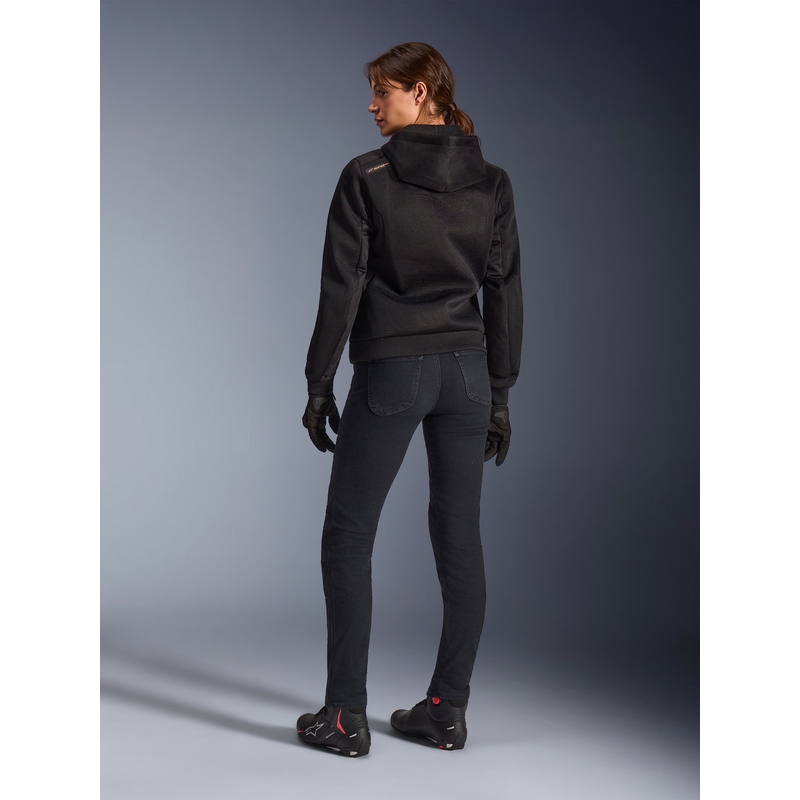 Kurtka motocyklowa damska Alpinestars Stella Chrome Superairflow czarno-miedziana