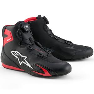 Buty motocyklowe Alpinestars Celer czarno-czerwono-białe