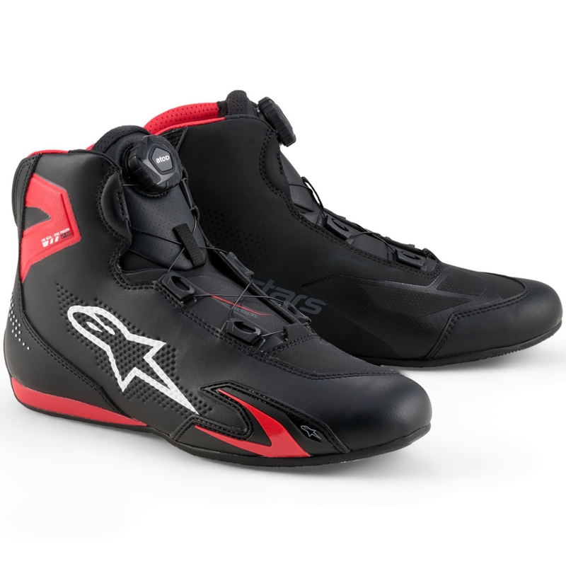 Buty motocyklowe Alpinestars Celer czarno-czerwono-białe
