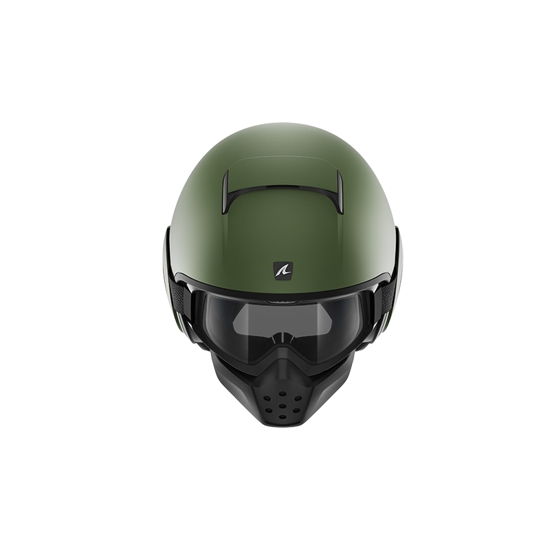 Kask motocyklowy SHARK DRAK Blank Mat zielony