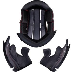 Wnętrze zamienne do kasku motocyklowego MT Atom 2 SV, czarne