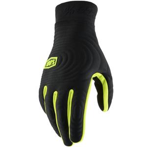 Rękawice motocrossowe 100% - USA BRISKER EXTREME fluo żółto-czarne
