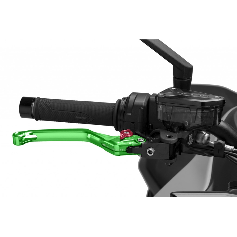 Brake lever without adapter PUIG 4.0 long green/red