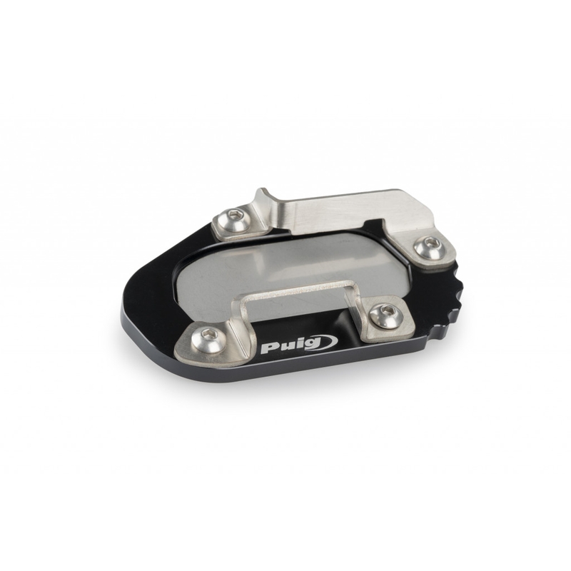 Kickstand extension PUIG black with standard suspension