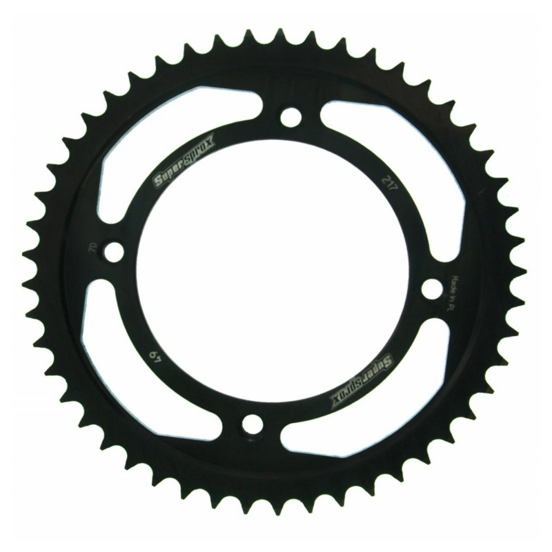 Rear sprocket SUPERSPROX black 49T, 428