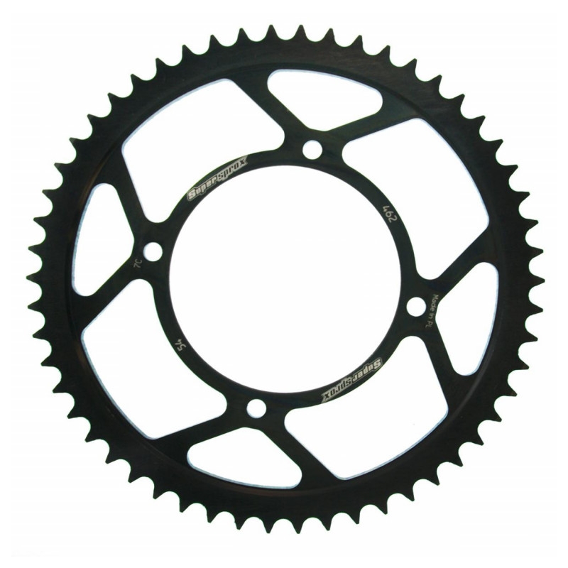 Rear sprocket SUPERSPROX black 54T, 428
