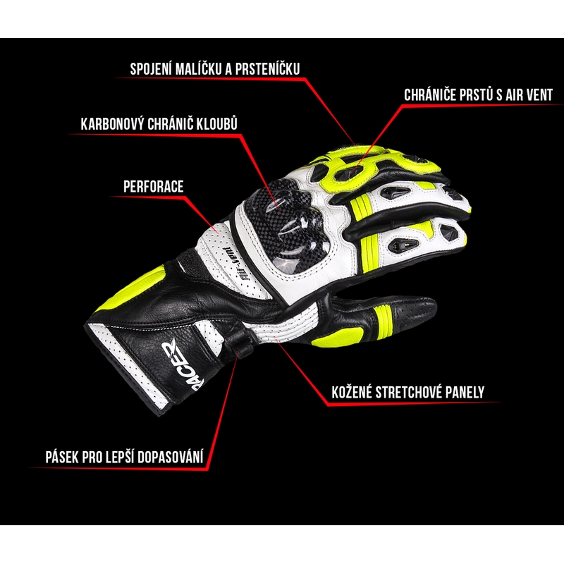 Rękawice motocyklowe Street Racer Evoline wyprzedaż