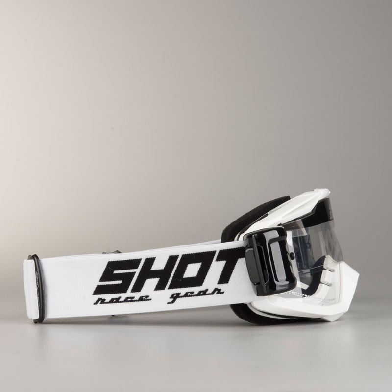 Gogle Shot Assault Roll-Off białe