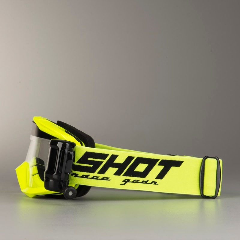 Gogle Shot Assault Roll-Off fluo żółte