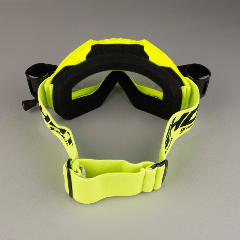 Gogle Shot Assault Roll-Off fluo żółte