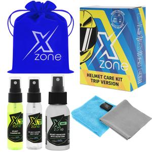 Zestaw podróżny do pielęgnacji kasku Xzone® z jonami srebra