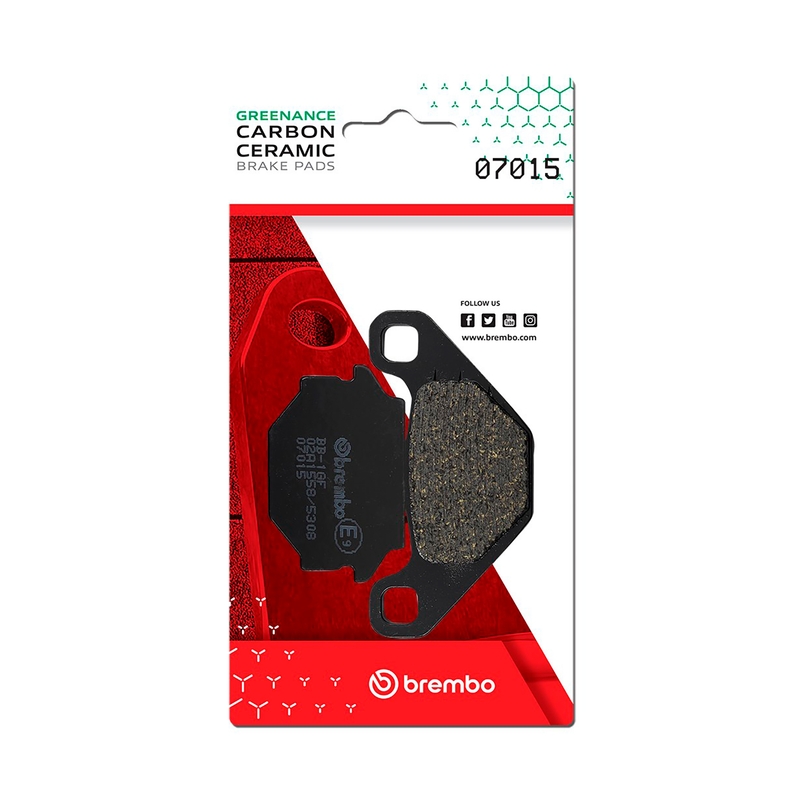 Brake pads BREMBO CC SCOOTER for PEUGEOT SV 50 1993, KYMCO Agility 125 City + 2011-2017