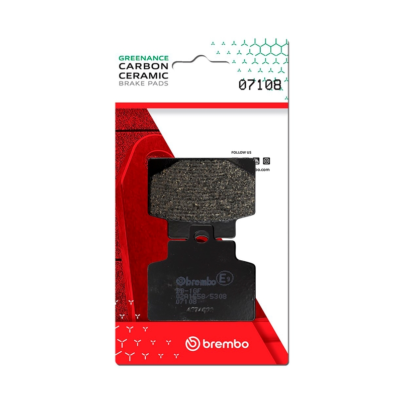 Brake pads BREMBO CC SCOOTER for PIAGGIO/VESPA MP3 300 2014-2019, PIAGGIO/VESPA MP3 500 2014-2015