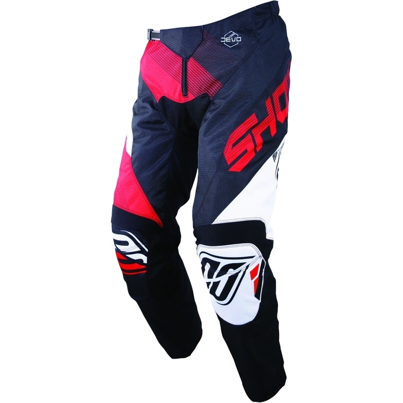 Motocrossowe spodnie Shot DEVO Ultimate czarno-czerwone wyprzedaż