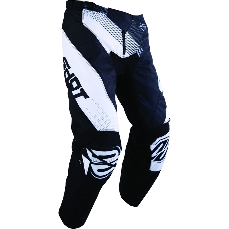 Motocrossowe spodnie Shot DEVO Ultimate czarno-białe wyprzedaż