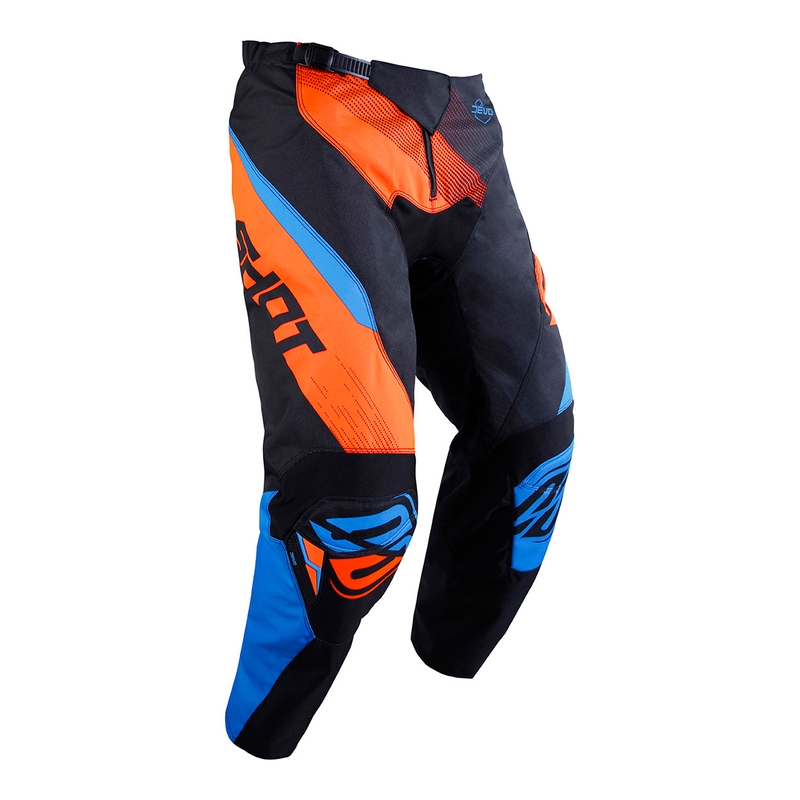 Motocrossowe spodnie Shot DEVO Ultimate niebiesko-fluo pomarańczowe wyprzedaż