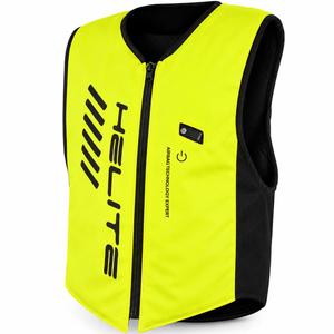 Kamizelka z poduszką powietrzną Helite Double Turtle Hivis zielono-żółta