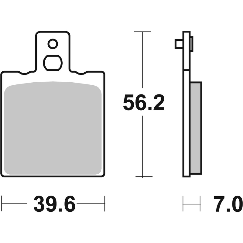 Brake pads BREMBO CC ROAD