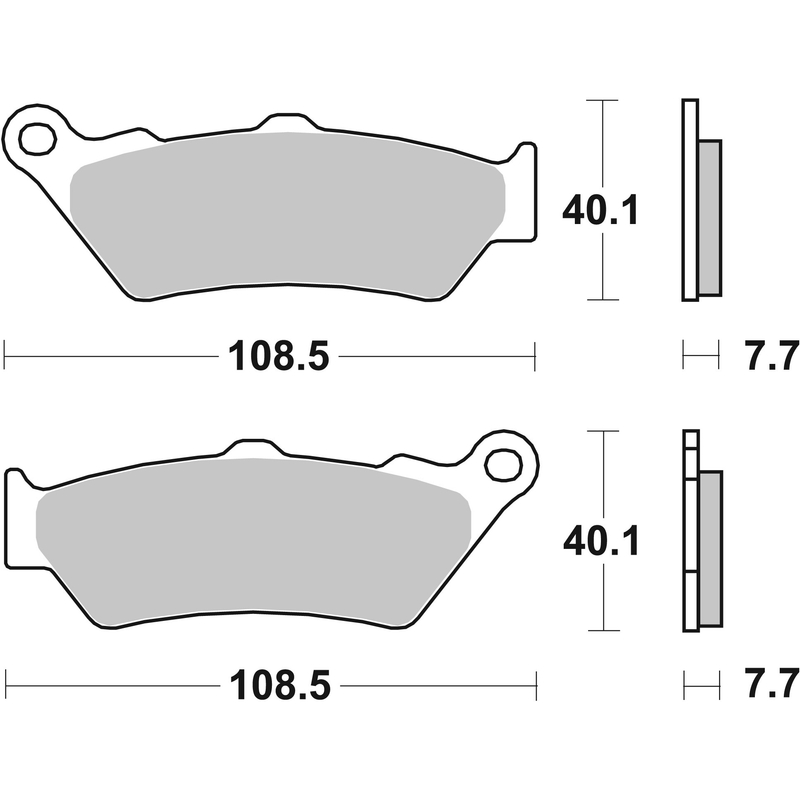 Brake pads BREMBO CC ROAD