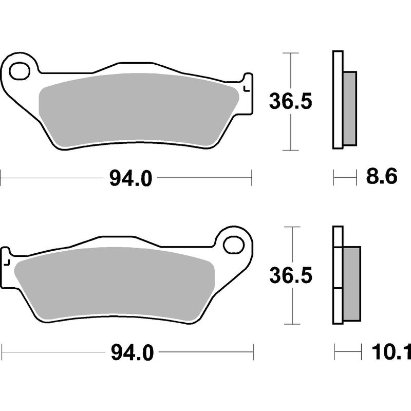 Brake pads BREMBO CC ROAD