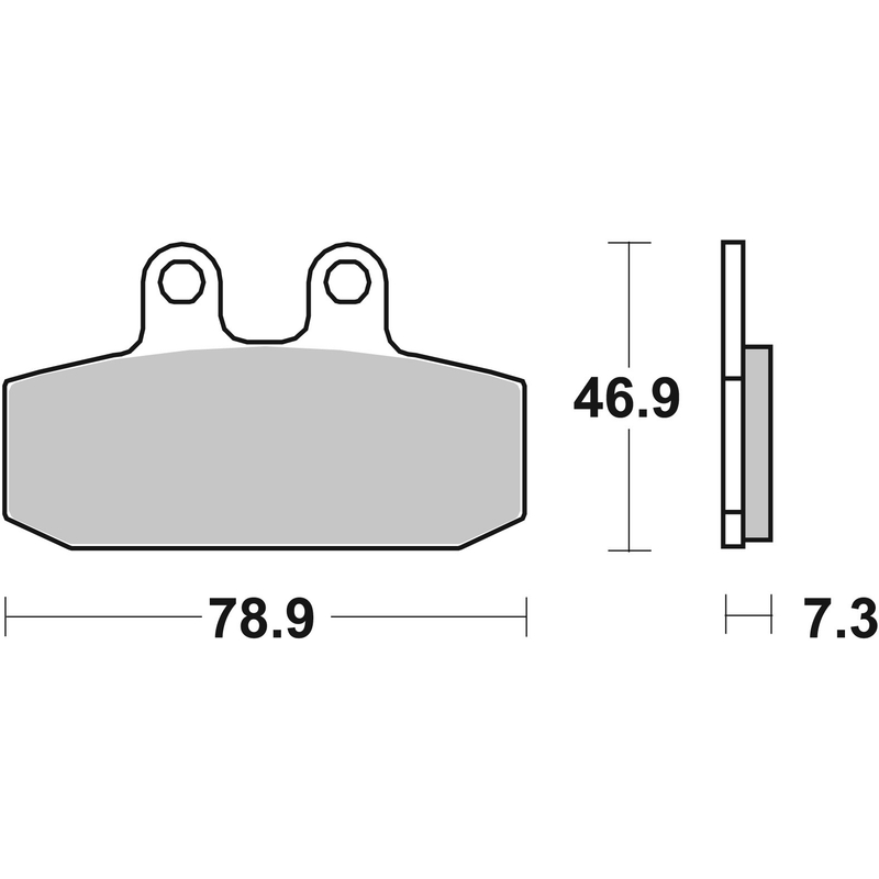 Brake pads BREMBO CC ROAD