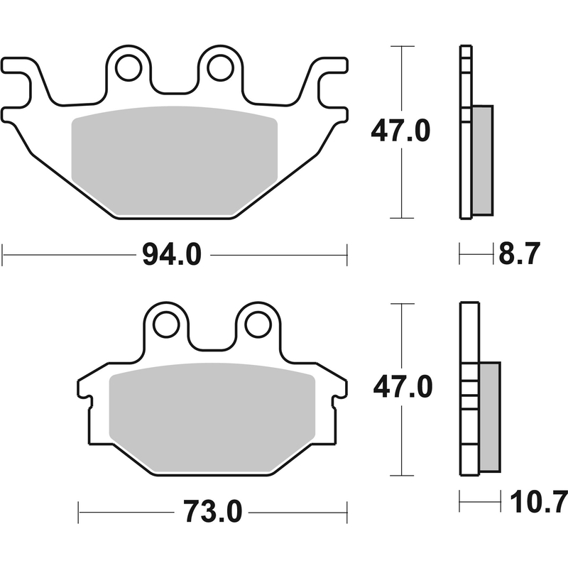 Brake pads BREMBO CC ROAD