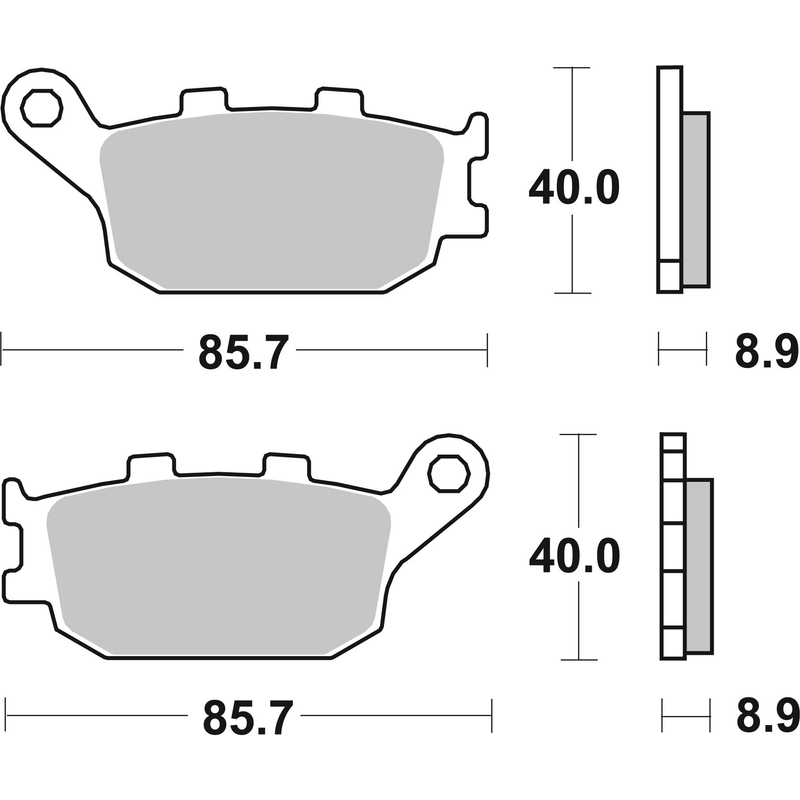 Brake pads BREMBO CC ROAD