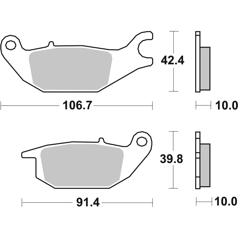 Brake pads BREMBO CC ROAD
