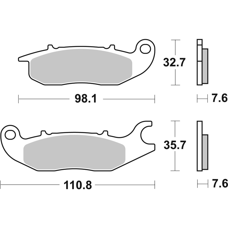 Brake pads BREMBO CC ROAD