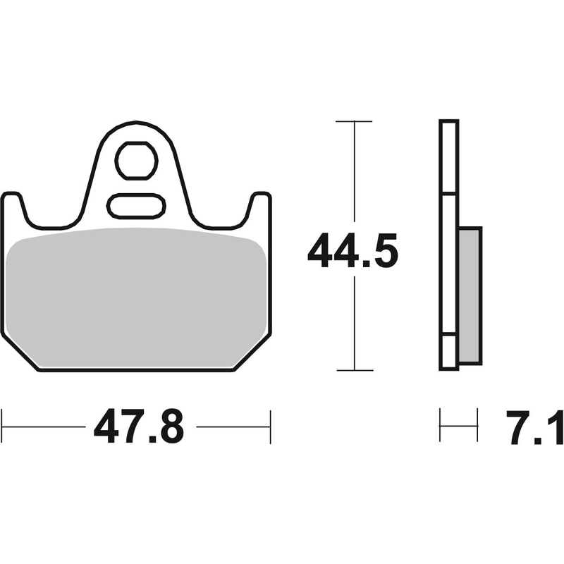 Brake pads BREMBO CC ROAD