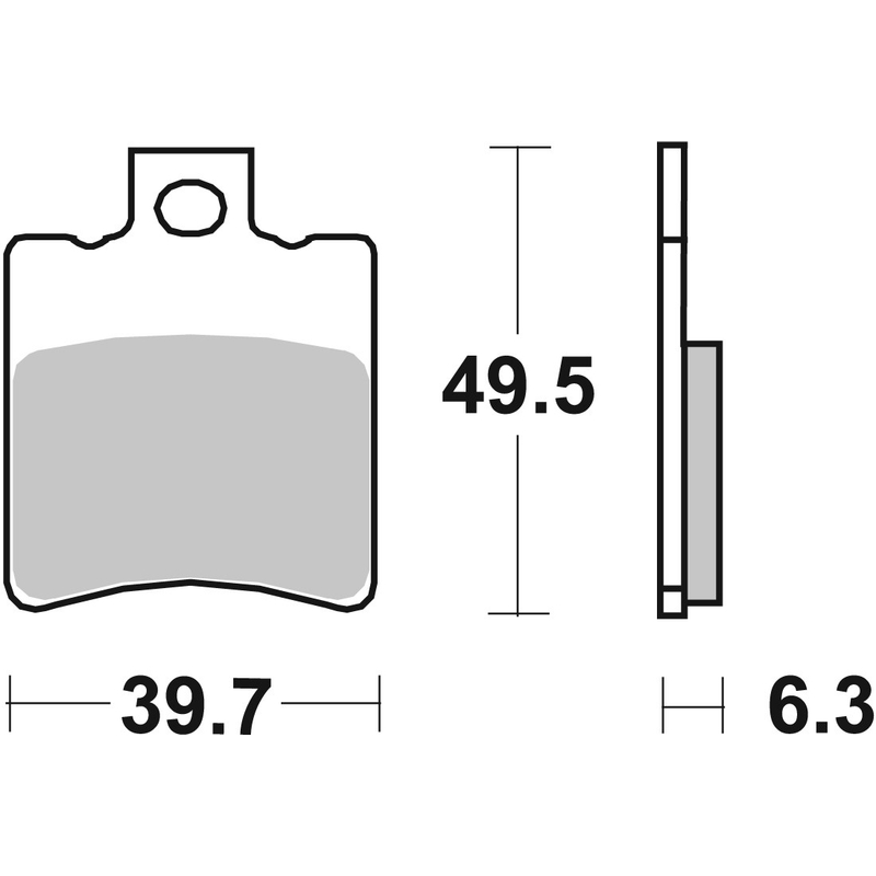 Brake pads BREMBO CC SCOOTER