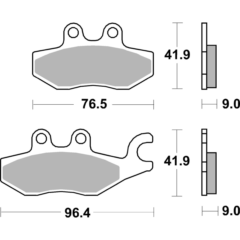 Brake pads BREMBO CC SCOOTER