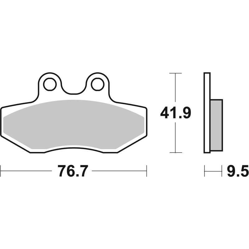 Brake pads BREMBO CC SCOOTER