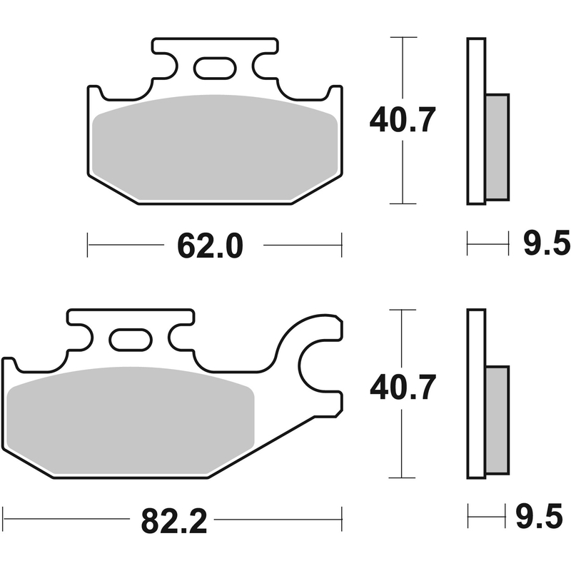 Brake pads BREMBO CC SCOOTER