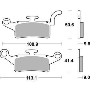 Brake pads BREMBO 07093 CC SCOOTER