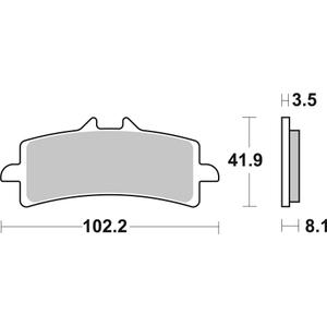 Brake pads BREMBO 07BB37LA