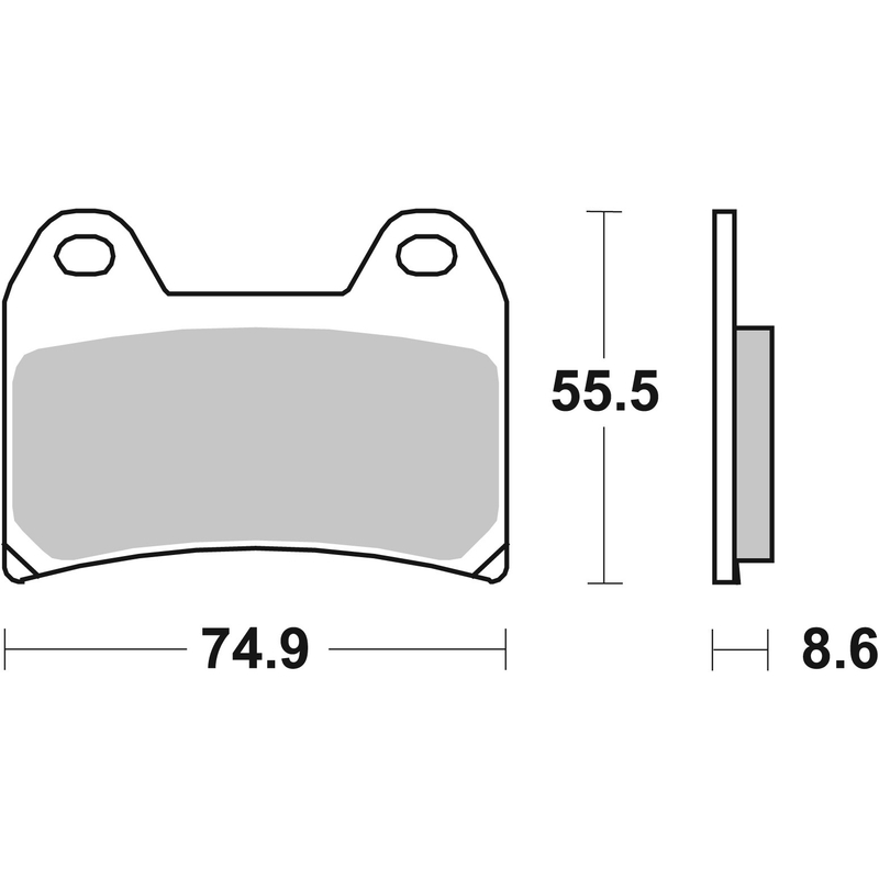 Brake pads BREMBO