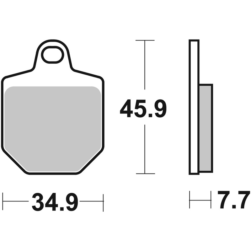 Brake pads BREMBO for KTM SMR 450 2007-2012, KTM SMR 560 2006-2007