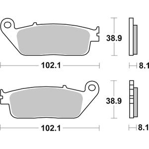 Brake pads BREMBO 07HO30SA
