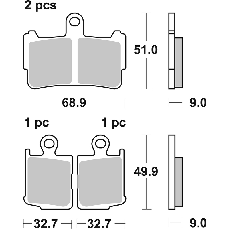 Brake pads BREMBO