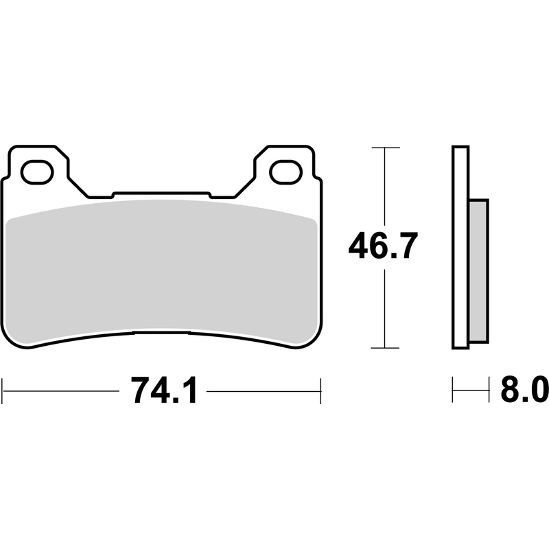 Brake pads BREMBO