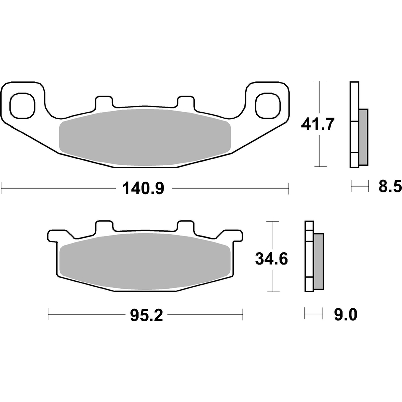 Brake pads BREMBO