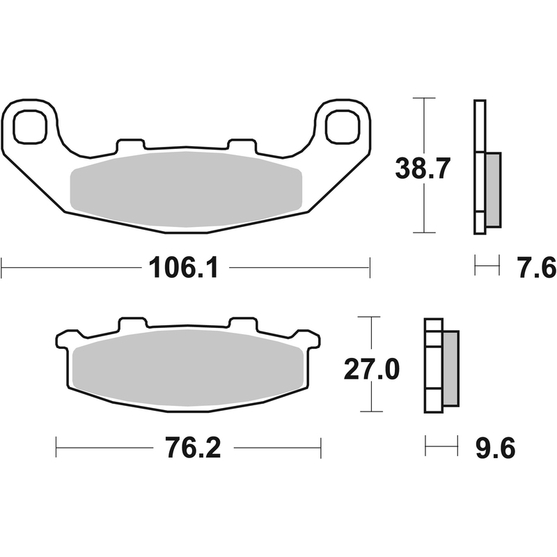 Brake pads BREMBO