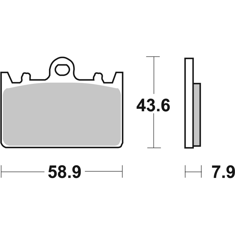 Brake pads BREMBO for KAWASAKI ZXR 400 1991-2002