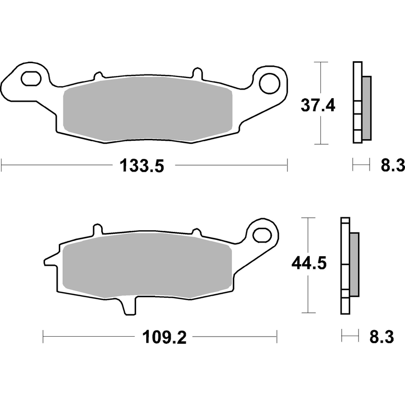 Brake pads BREMBO